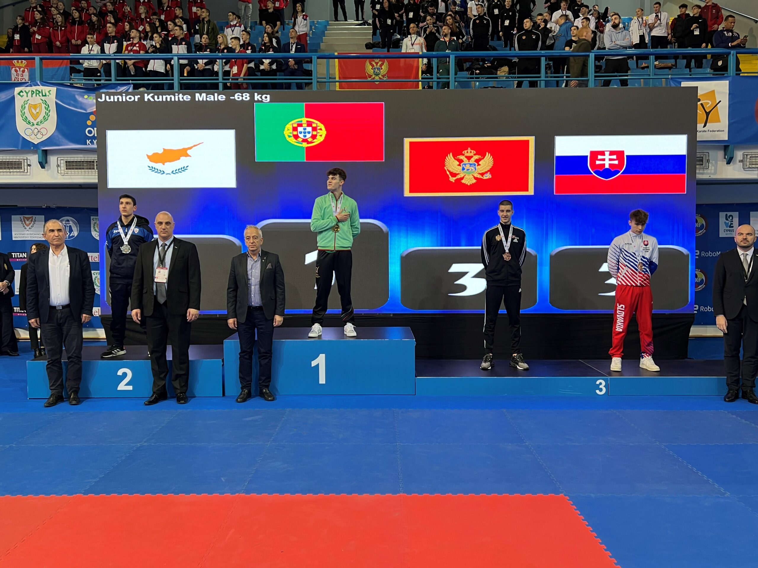 Campeonato da Europa de Karaté do Chipre Portugal termina competição